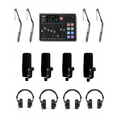 RODECaster Pro 4-Person Podcast Studio