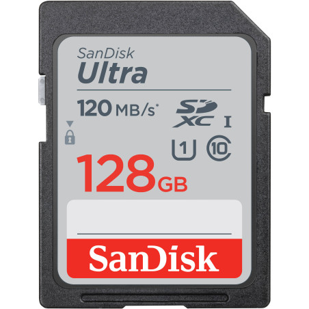 SANDISK 128GB ULTRA UHS-I SDXC (Class 10)