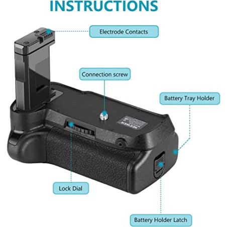 Battery Grip for Nikon D3100/D3200/D3300/D5300