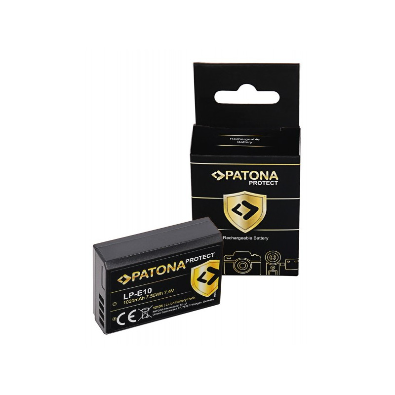 PATONA PROTECT Battery f. Canon LP-E10