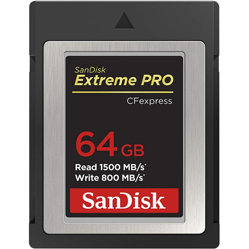 SanDisk Extreme PRO CFexpress 64GB Type-B SanDisk Extreme PRO CFexpress 64GB Type-B