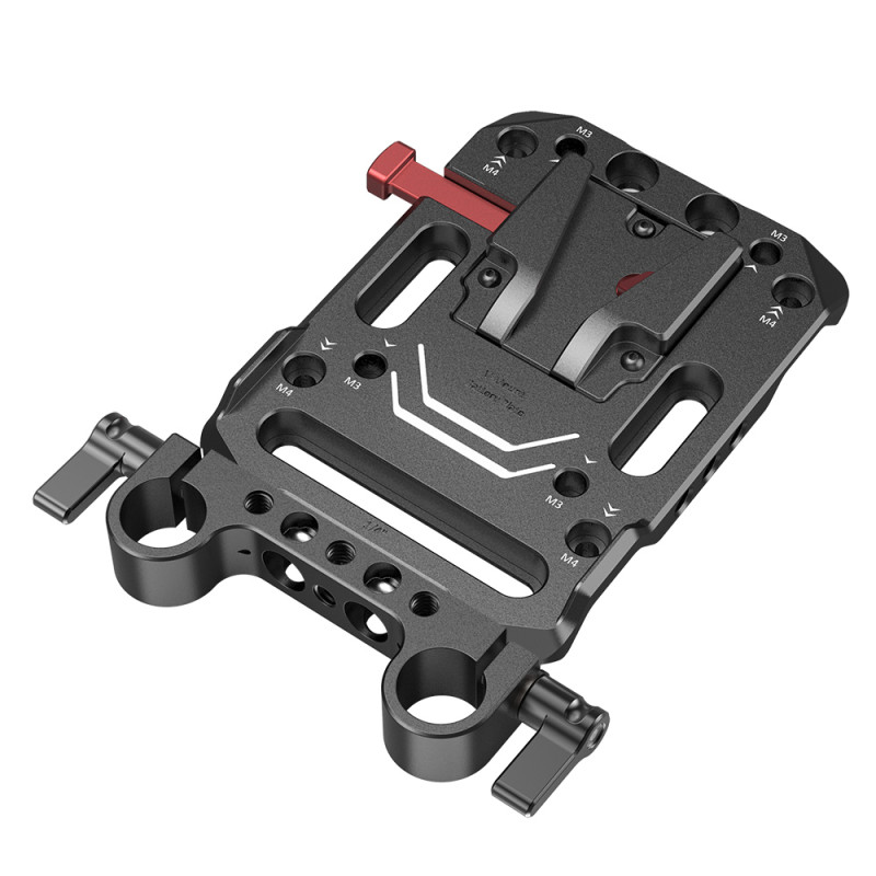 SmallRig V Mount Battery Plate with Dual 15mm Rod Clamp