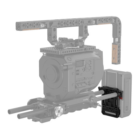 SmallRig V Mount Battery Plate with Dual 15mm Rod Clamp