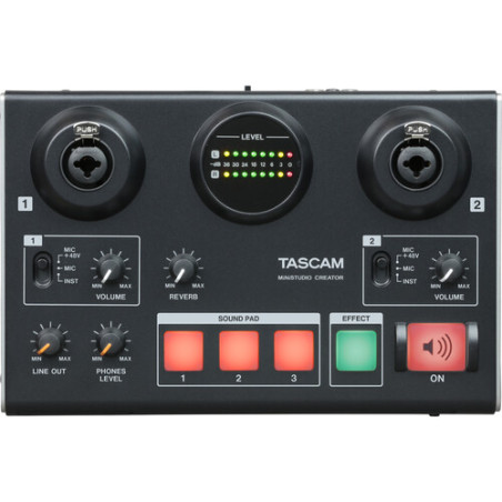 TASCAM MiNiSTUDIO Podcast Studio