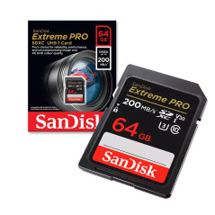 SanDisk 64GB Extreme PRO UHS-I SDXC 200 mb/s
