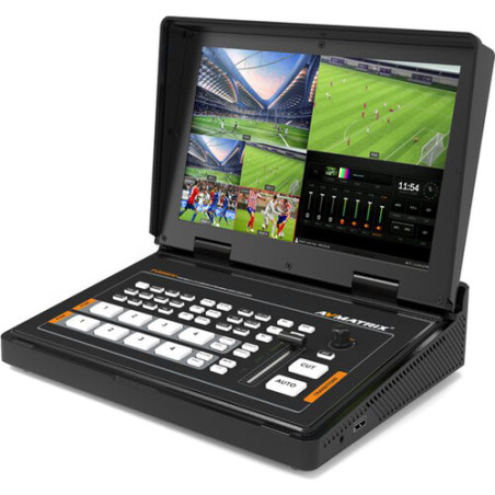 AVMATRIX 4-Channel SDI & HDMI Video Switcher 10.1"