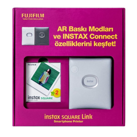 Instax SQ Link White Bundle Box