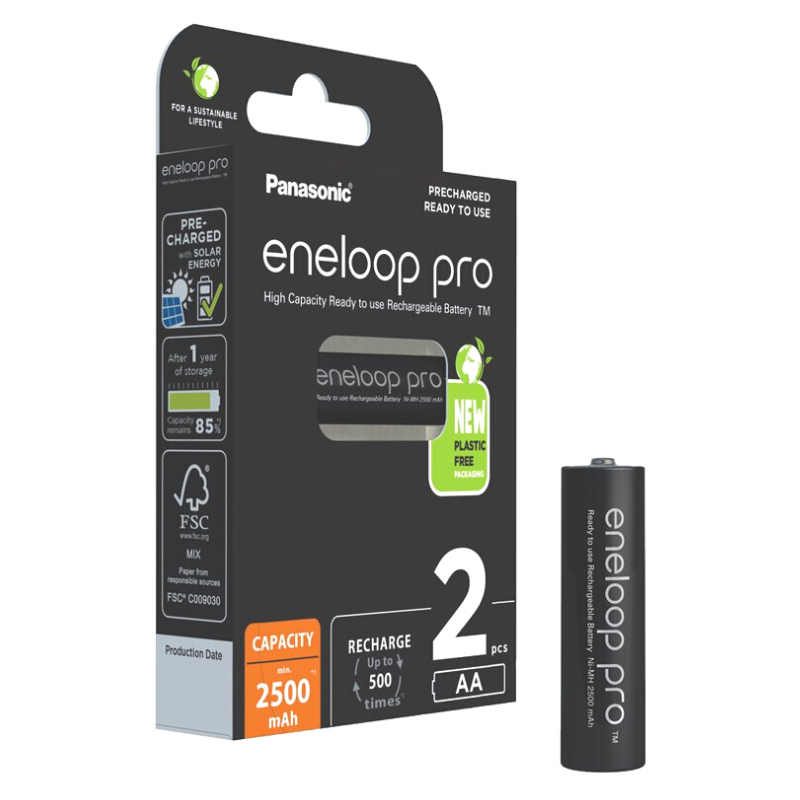 Panasonic Eneloop PRO 2 AA batteries Panasonic Eneloop PRO 2 AA batteries