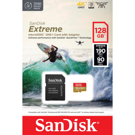 SanDisk 128GB Extreme® microSD™ UHS-I