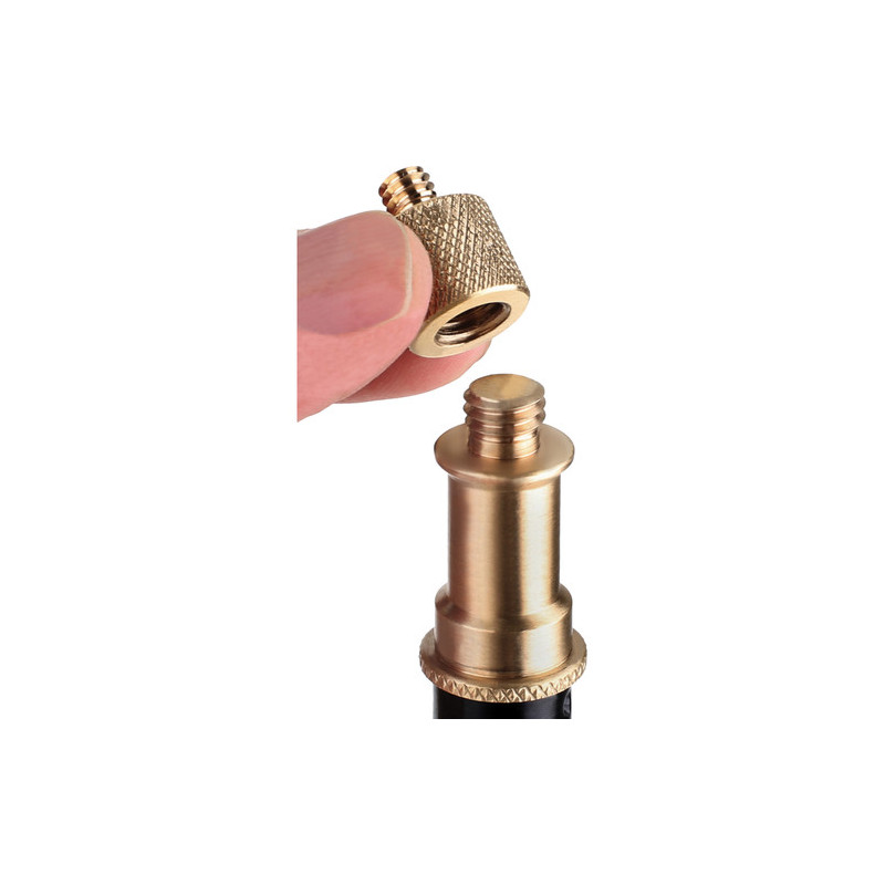 Impact Small 3/8"-16 Female Threaded Adapter to 1/4"-20 Male Impact Small 3/8"-16 Female Threaded Adapter to 1/4"-20 Male