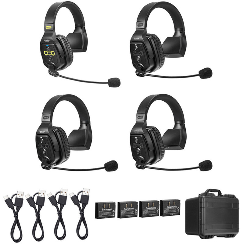 Saramonic WiTalk5 Wireless Intercom for 4 Persons Saramonic WiTalk5 Wireless Intercom for 4 Persons