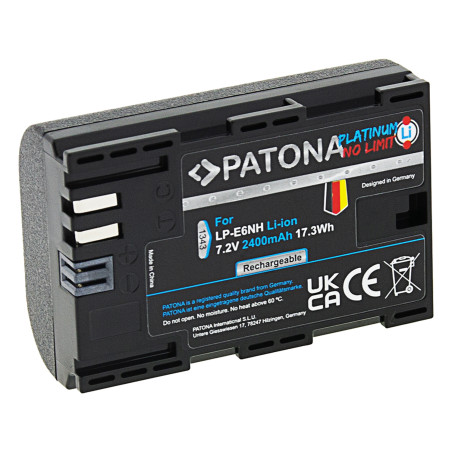 PATONA Platinum Battery Canon LP-E6NH