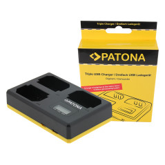 PATONA Charger-USB Triple for Sony NP-FZ100