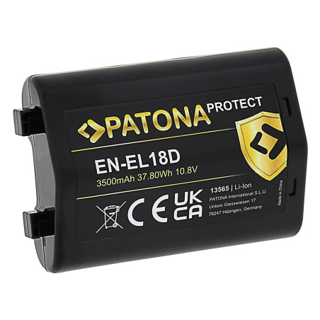 PATONA PROTECT Battery f. Nikon Z9 D6 EN-EL18D