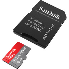 SanDisk Ultra MicroSD+SD Adapter 64GB
