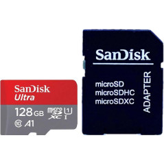 SanDisk Ultra MicroSD+SD Adapter 128GB