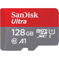 SanDisk Ultra MicroSD+SD Adapter 128GB
