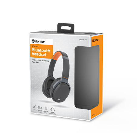 Denver Wireless Bluetooth Headset with ANC