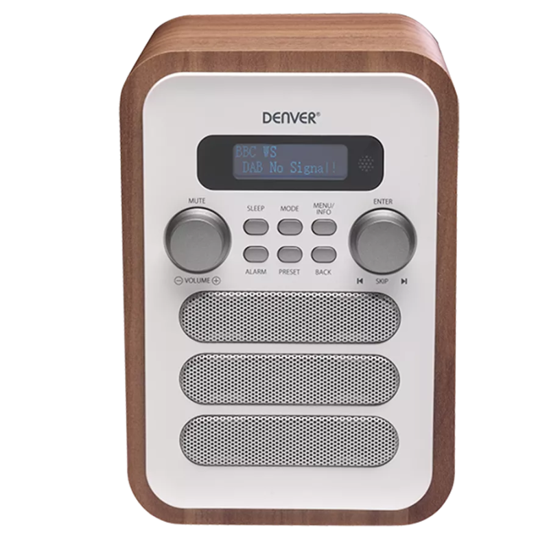 Denver FM Radio with Bluetooth DAB-48 White