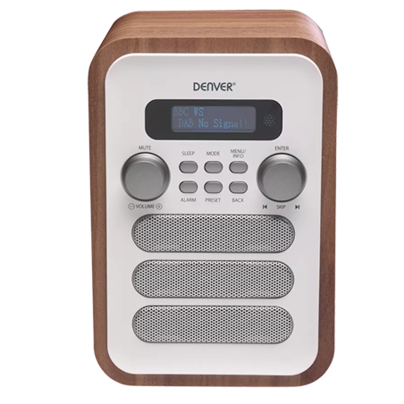 Denver FM Radio with Bluetooth DAB-48 White