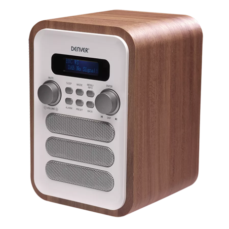 Denver FM Radio with Bluetooth DAB-48 White