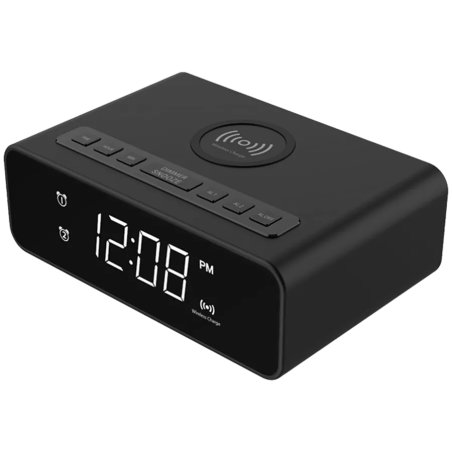 Denver Alarm Clock & Wireless Charger