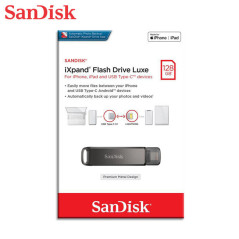 SanDisk iXpand Flash Drive Luxe 128GB USB