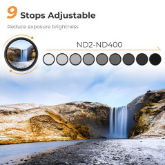 K&F Concept Slim Variable ND Filter 62mm