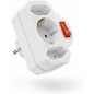 Socket Adapter 3-Way Switch