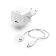 Hama Charger for iOS + Cable USB-C 3A 20W