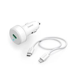 Hama Car Charger 20W USB-C 1m PD