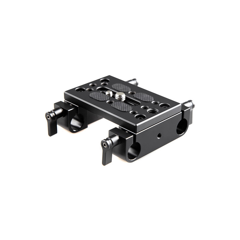 SmallRig Mounting Plate with Dual 15mm Rod Clamps