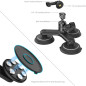 SmallRig Triple Magnetic Mount for Action Cameras