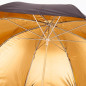 Black Golden Double Umbrella 84cm
