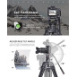 Video Tripod with Fluid Head 185cm