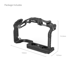 SmallRig "Black Mamba" Camera Cage for Canon EOS R6 Mark II