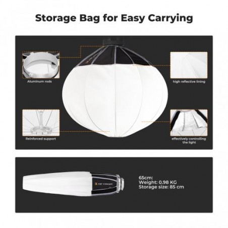 K&F Concept Lantern Softbox Bowens Mount 65cm