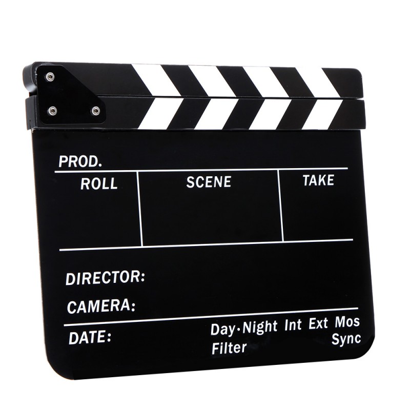 ClapperBoard 25x30cm (Black)