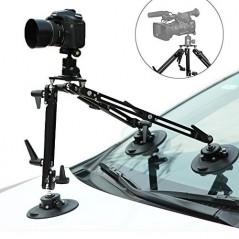 Car Triple Suction Cup Camera Mount