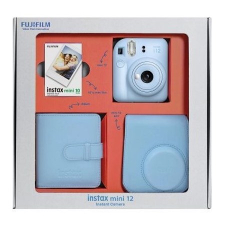 Instax Mini 12 Bundle Box (Pastel Blue)