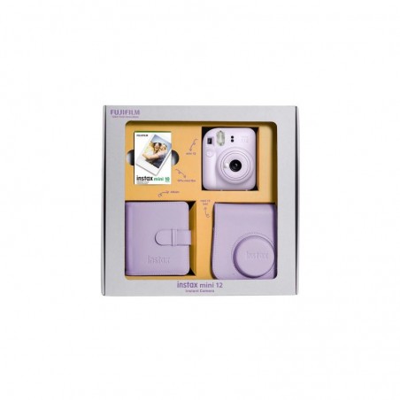 Instax Mini 12 Bundle Box (Lilac Purple)