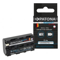 PATONA Platinum Battery with USB-C Input f. Sony NP-F550