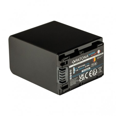 PATONA Platinum Battery with USB-C Input F. Sony NP-FV100