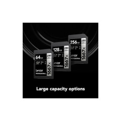Lexar 256GB Professional 1667x UHS-II SDXC Memory Card