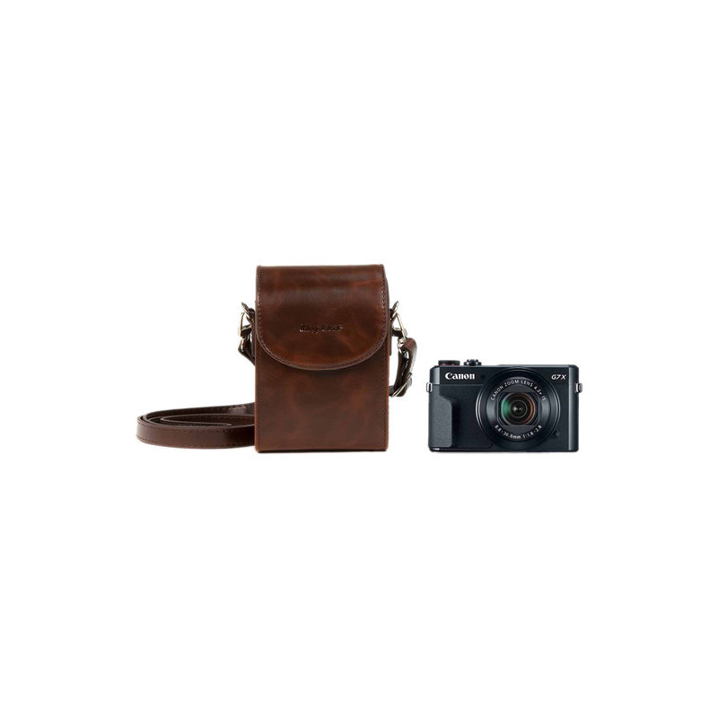 Leather Digital Camera Case Dark Brown Leather Digital Camera Case Dark Brown