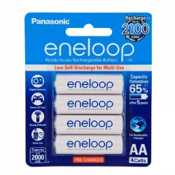 Panasonic Eneloop 4 AA Rechargeable Batteries