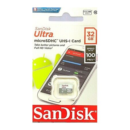 SanDisk Ultra 32gb 100MB/s microSDHDC