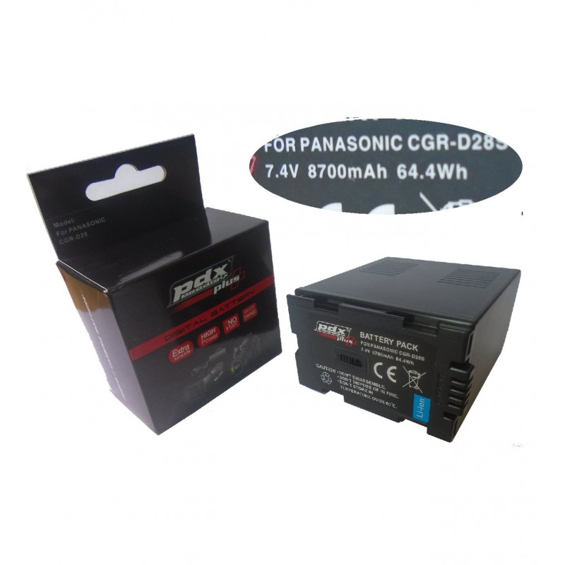PDX Battery for Panasonic CGR-D28S