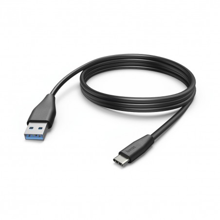 HAMA Charging/Data Cable, USB Type-C - USB-A Plug 1m