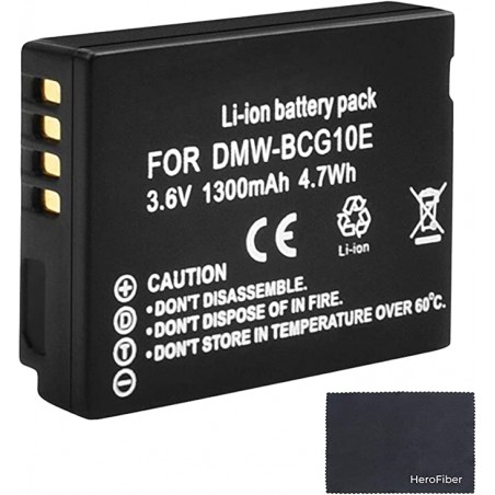 BATTERY FOR PANASONIC BCG10E